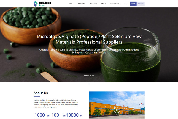 科技賦能硒域，匠心鑄就健康｜億速科技定制硒圣植物官網(wǎng)
